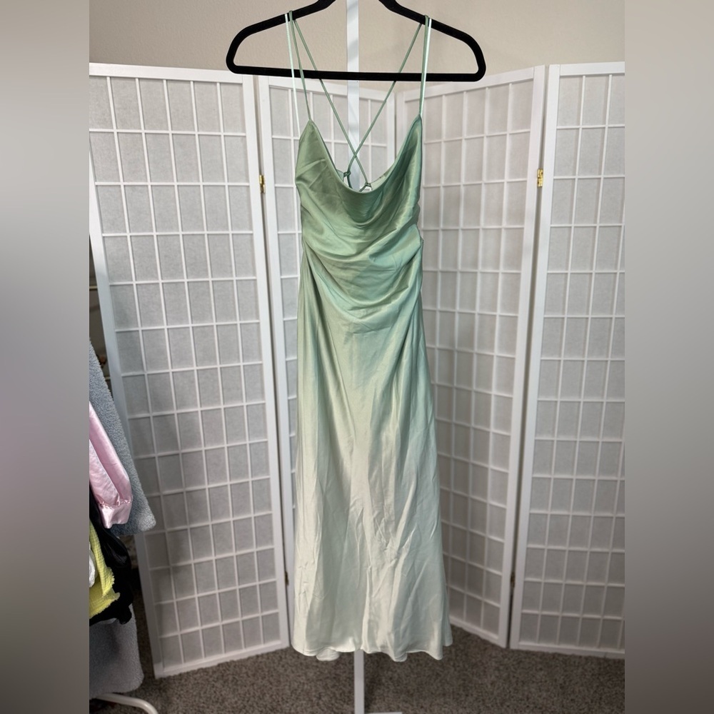 Sweet Pot The Label x Hello Molly Mint Ombre Dress | US 10 🔥CLEAR THE CLOSET - Picture 2 of 5